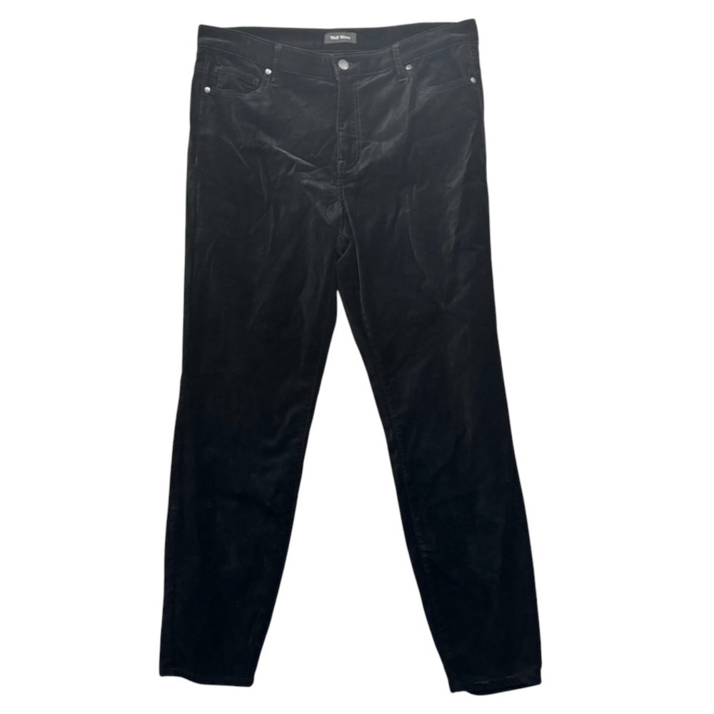 Well Worn Pants Size 12/32 Black Cotton Blend Stretch